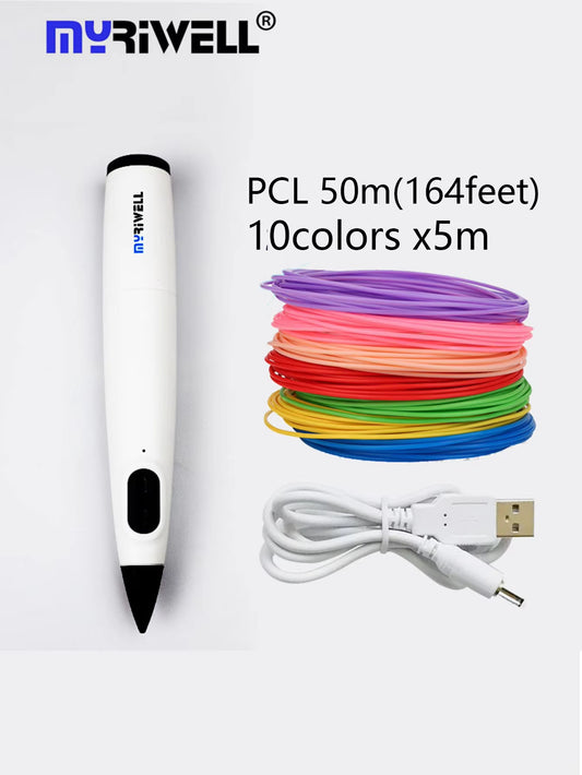 RP300B Low-Temperature 3D Pen,Includes PCL Filament, Diameter 1.75Mm, Christmas Birthday Gift, Low-Temperature 3D Pen