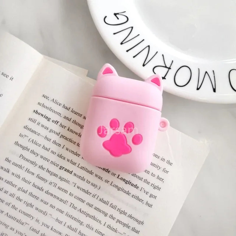 Cute Cartoon Silicone Cases for Airpods 1 2 Protective Wireless Earphone Charging Cover for Airpods Case