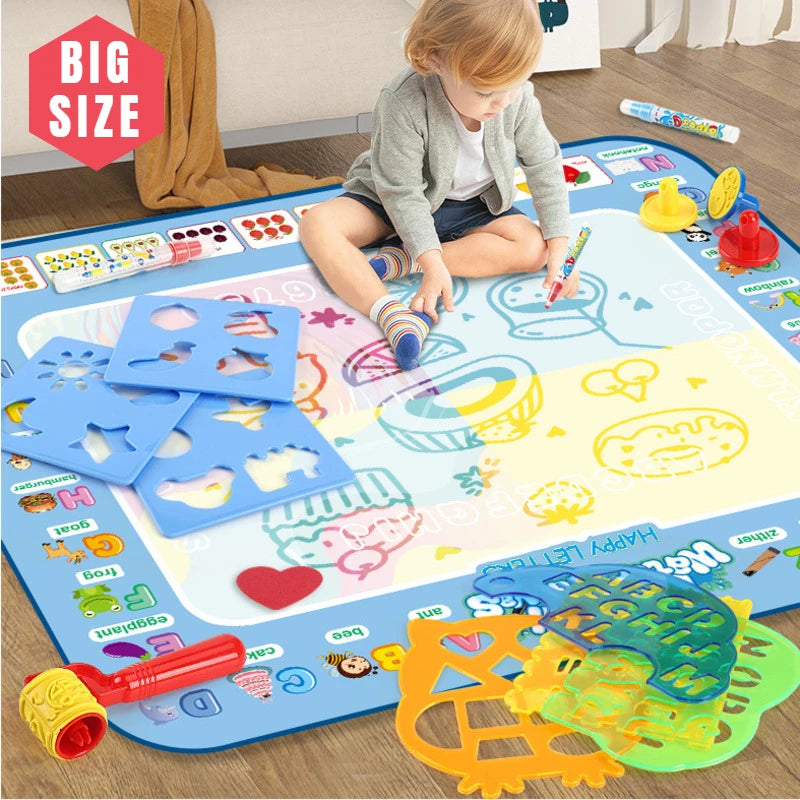 Mess Free Reusable Water Magic Mat for Kids