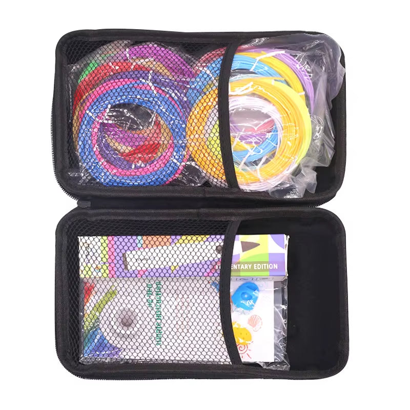 Low-Temperature 3D Pen Set with a Big 3D Pen Case, and PCL Filament, Safe 3D Pen, New Year Gift. Christmas Gift