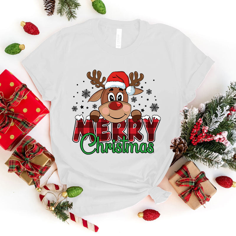 Merry Christmas Printed T-shirt