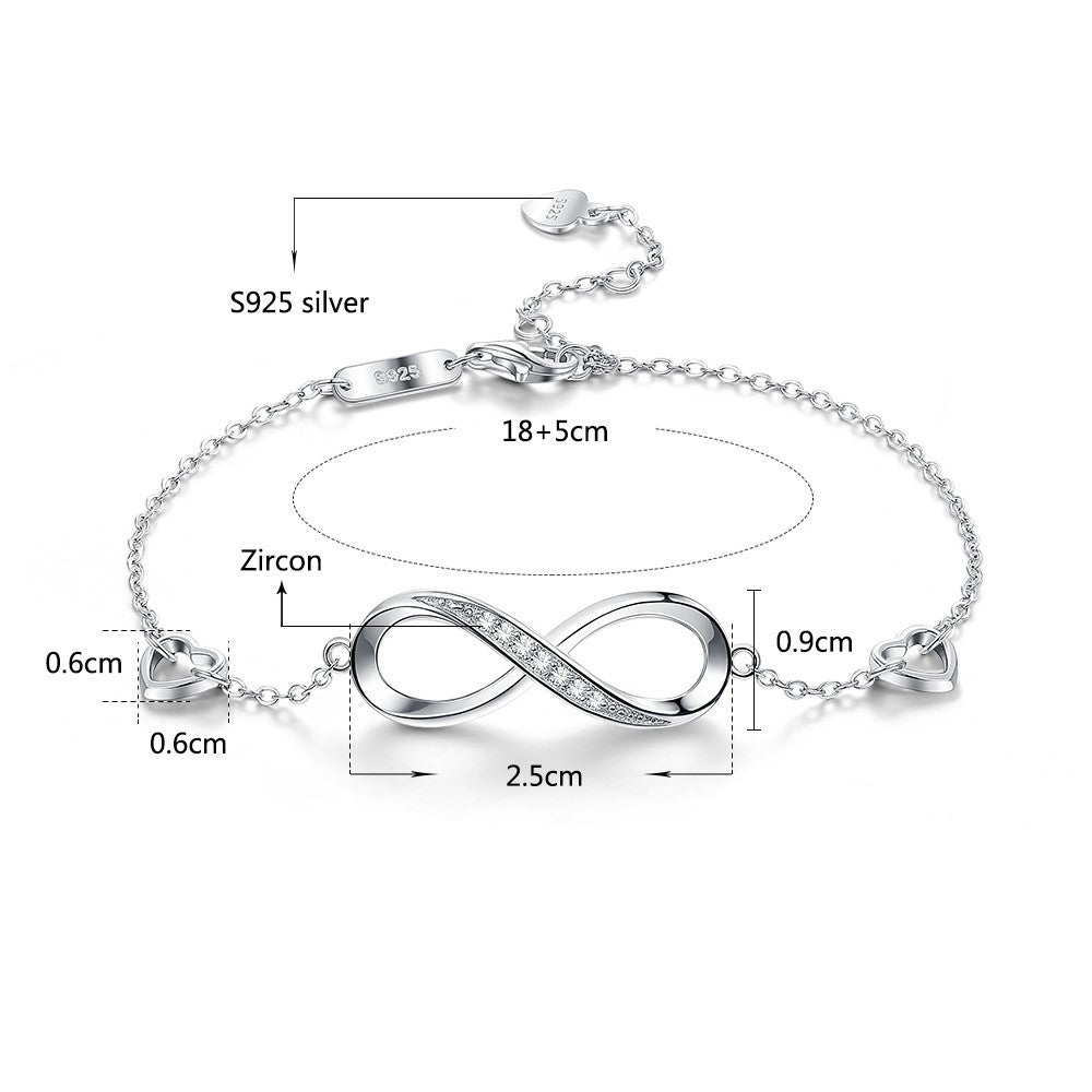 Sterling Silver Bracelet Female Silver Jewelry