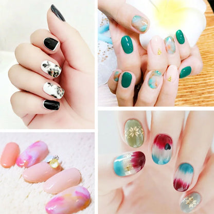 Nail Polish DIY Watercolor Nail Ink Blooming Gel Smoke Smudge Varnish Manicure Nail Art Decoration Marble Effect Esmalte De Uñas