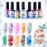 Nail Polish DIY Watercolor Nail Ink Blooming Gel Smoke Smudge Varnish Manicure Nail Art Decoration Marble Effect Esmalte De Uñas