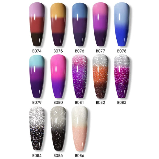 Nail Polish 15ml Hybrid Varnish Manicure Need UV LED Nail Art Base Top Coat Gel Nail Polish Glitter