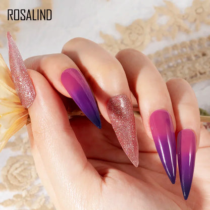 Nail Polish 15ml Hybrid Varnish Manicure Need UV LED Nail Art Base Top Coat Gel Nail Polish Glitter