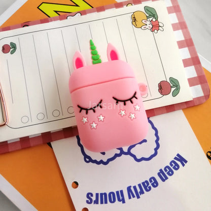 Cute Cartoon Silicone Cases for Airpods 1 2 Protective Wireless Earphone Charging Cover for Airpods Case