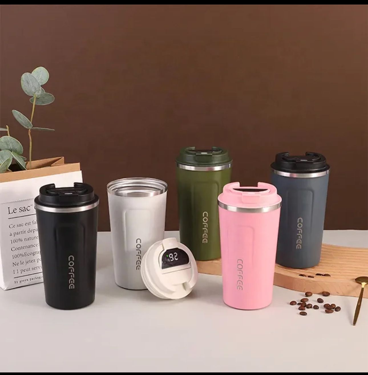 Stainless Steel Smart Temperature control Coffee Mug