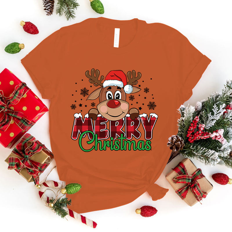 Merry Christmas Printed T-shirt